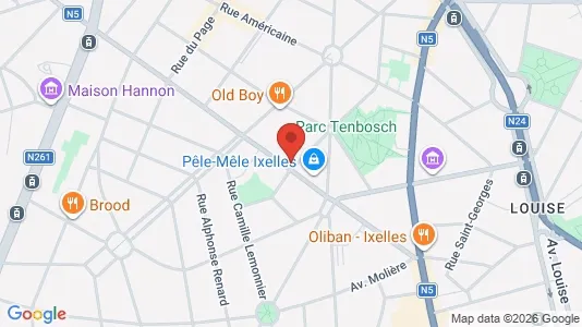 Apartments for rent in Brussels Elsene - Photo from Google Street View