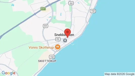 Rooms for rent i Snekkersten - kort over placeringen