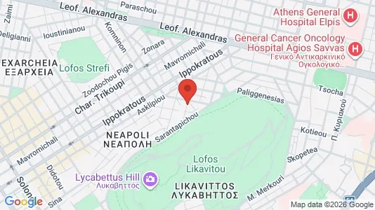 Apartments for rent i Athens Ampelokipoi - kort over placeringen
