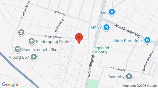 Apartments for rent i Viborg - kort over placeringen