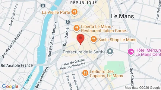 Apartments for rent in Le Mans - Photo from Google Street View