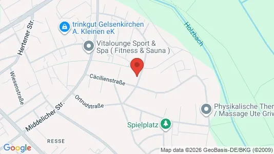 Apartments for rent i Gelsenkirchen - kort over placeringen