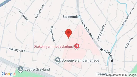 Rooms for rent i Oslo Vestre Aker - kort over placeringen