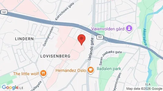Rooms for rent i Oslo St. Hanshaugen - kort over placeringen