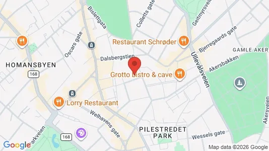 Rooms for rent i Oslo St. Hanshaugen - kort over placeringen
