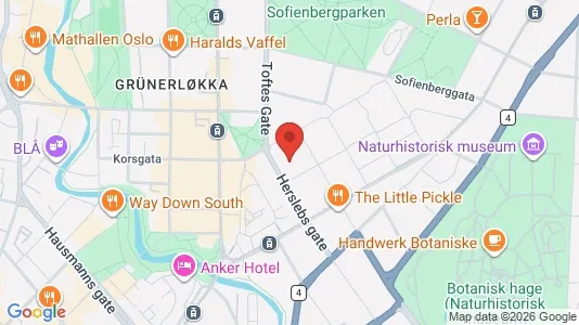 Rooms for rent i Oslo Gamle Oslo - kort over placeringen
