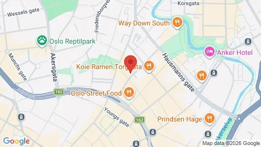 Rooms for rent i Oslo St. Hanshaugen - kort over placeringen