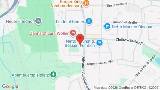 Apartments for rent i Mecklenburgische Seenplatte - kort over placeringen