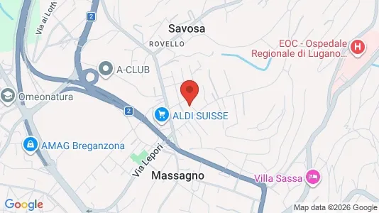 Apartments for rent i Lugano - kort over placeringen