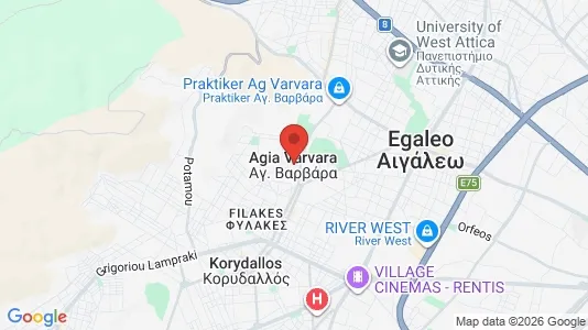 Apartments for rent in Agia Varvara - Photo from Google Street View