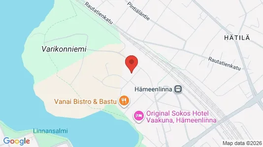 Apartments for rent i Hämeenlinna - kort over placeringen
