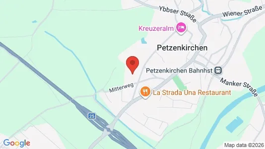 Apartments for rent i Petzenkirchen - kort over placeringen