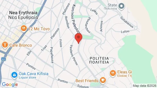 Apartments for rent i Kifisia - kort over placeringen