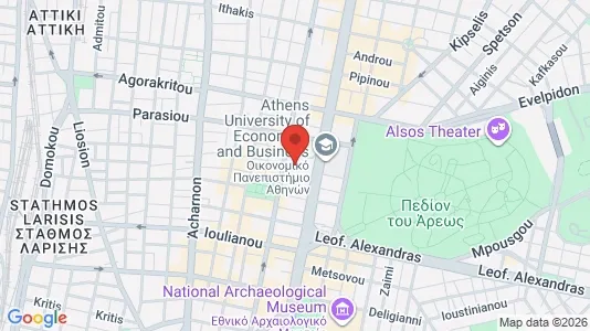 Apartments for rent i Athens Agios Nikolaos - kort over placeringen
