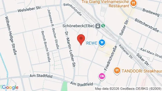 Apartments for rent i Salzlandkreis - kort over placeringen