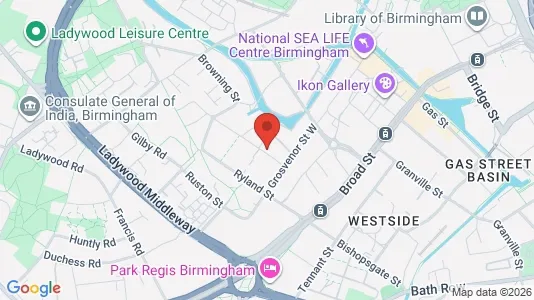 Apartments for rent in Birmingham - West Midlands - Photo from Google Street View