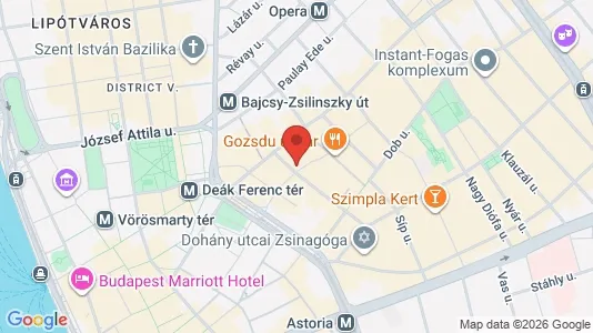 Apartments for rent i Budapest Erzsébetváros - kort over placeringen