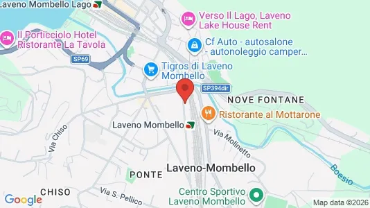 Apartments for rent in Laveno-Mombello - Photo from Google Street View