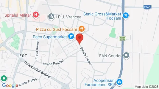 Apartments for rent i Focşani - kort over placeringen