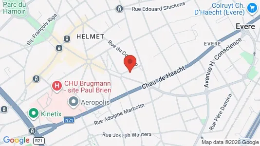 Apartments for rent in Brussels Schaarbeek - Photo from Google Street View