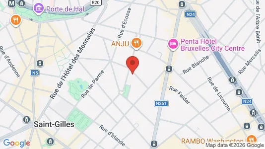 Apartments for rent in Brussels Sint-Gillis - Photo from Google Street View