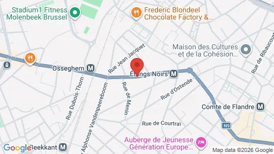 Apartments for rent in Brussels Koekelberg - Photo from Google Street View