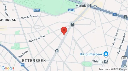 Apartments for rent in Brussels Etterbeek - Photo from Google Street View
