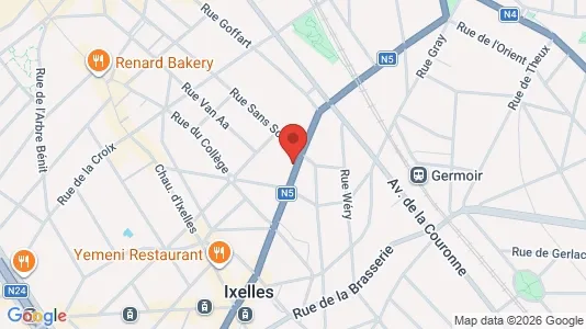 Apartments for rent in Brussels Elsene - Photo from Google Street View