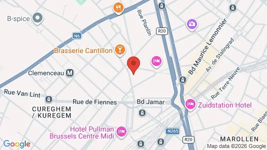 Apartments for rent in Brussels Anderlecht - Photo from Google Street View