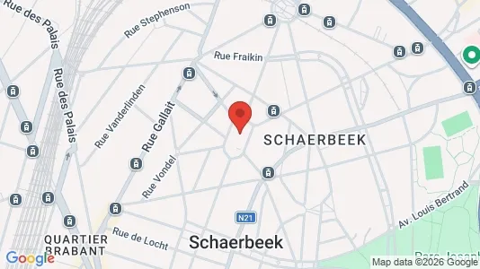 Apartments for rent in Brussels Schaarbeek - Photo from Google Street View