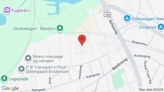 Apartments for rent i Randers SV - kort over placeringen