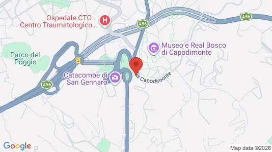 Apartments for rent i Capodimonte - kort over placeringen