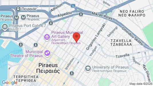 Apartments for rent i Piraeus - kort over placeringen