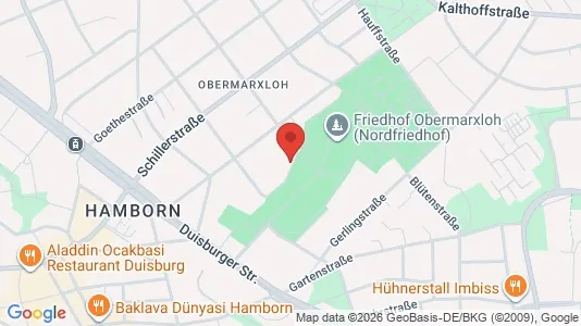 Apartments for rent i Duisburg - kort over placeringen