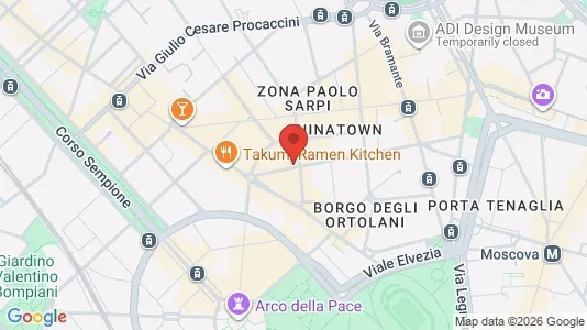 Apartments for rent i Milano Zona 1 - Centro storico - kort over placeringen