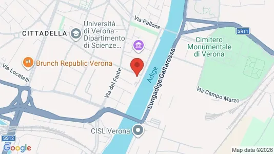 Rooms for rent i Verona - kort over placeringen
