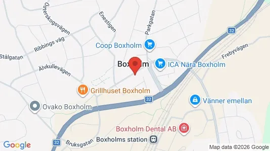 Apartments for rent i Boxholm - kort over placeringen