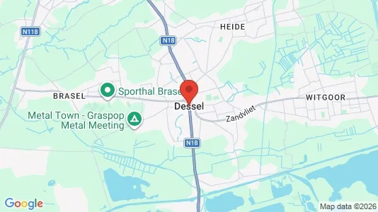 Houses for rent i Dessel - kort over placeringen