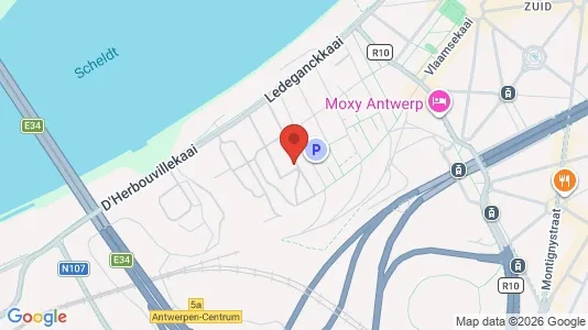 Apartments for rent i Stad Antwerp - kort over placeringen