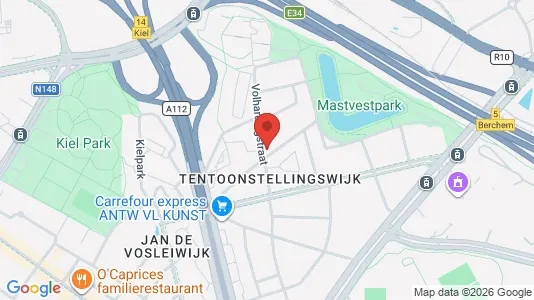 Apartments for rent i Stad Antwerp - kort over placeringen