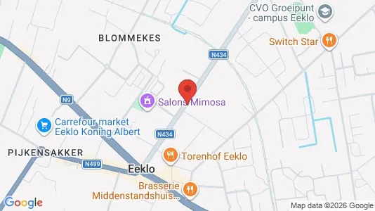 Apartments for rent i Eeklo - kort over placeringen