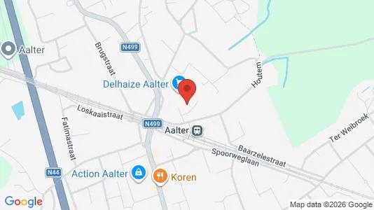 Apartments for rent i Aalter - kort over placeringen