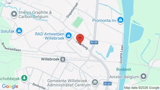 Apartments for rent i Willebroek - kort over placeringen