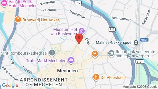Apartments for rent i Mechelen - kort over placeringen