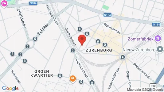 Apartments for rent i Stad Antwerp - kort over placeringen