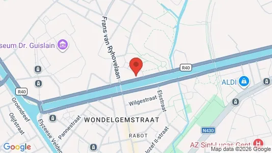 Apartments for rent i Stad Gent - kort over placeringen