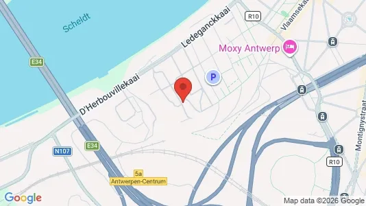 Apartments for rent i Stad Antwerp - kort over placeringen