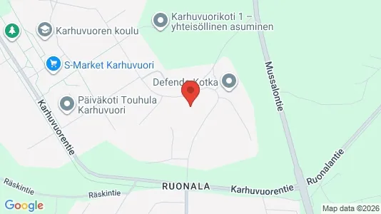 Apartments for rent i Kotka - kort over placeringen