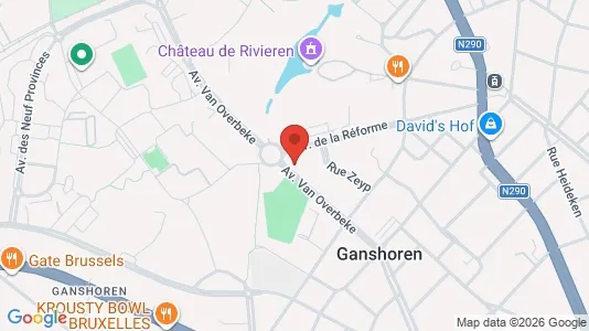 Apartments for rent i Brussels Ganshoren - kort over placeringen