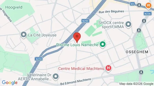 Apartments for rent i Brussels Sint-Jans-Molenbeek - kort over placeringen